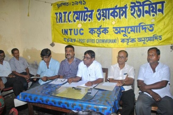 TRTC motor workers union held press meet TRTC motor workers union held press meet